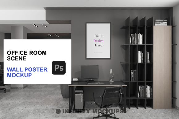 Download Office Room Artwork Mockup - Premium Bundle