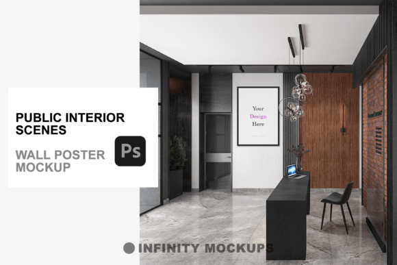 Download Public Interior Room Artwork Mockup - Premium Bundle