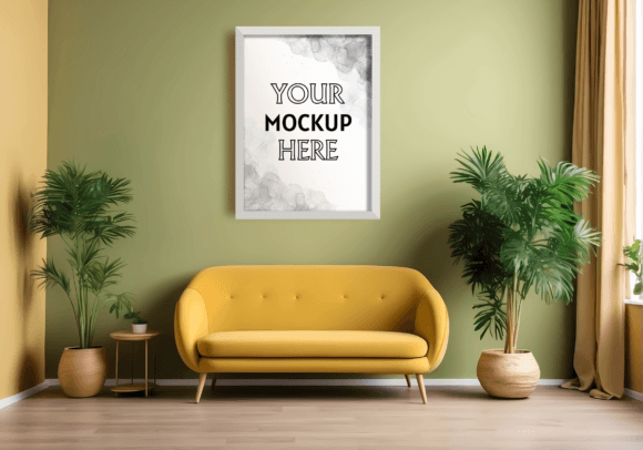 Download Artwork Mockup, Mural Mockup - Premium Resources
