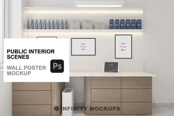 Download Public Interior Room Artwork Mockup - Premium Bundle