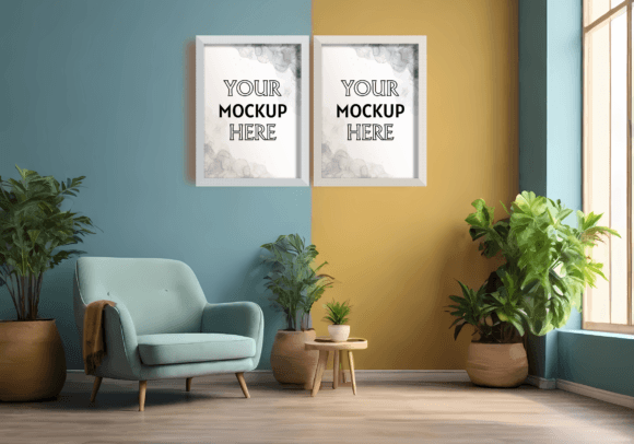 Download Two Artwork Mockup - Premium Resources